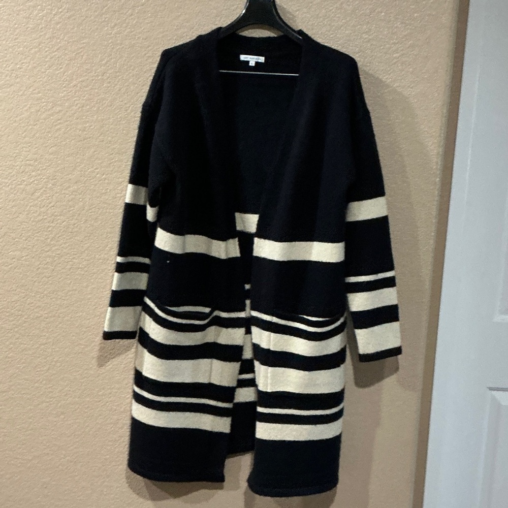 Striped Blue and Cream Women's Sweater